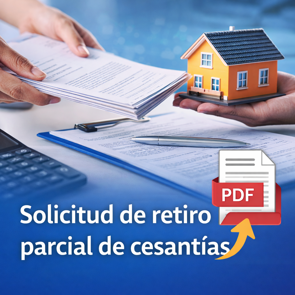 Solicitud de retiro parcial de cesantías